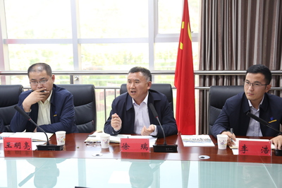 山東華貿(mào)控股集團常務副總裁徐瑞來天水經(jīng)開區(qū)考察(圖)